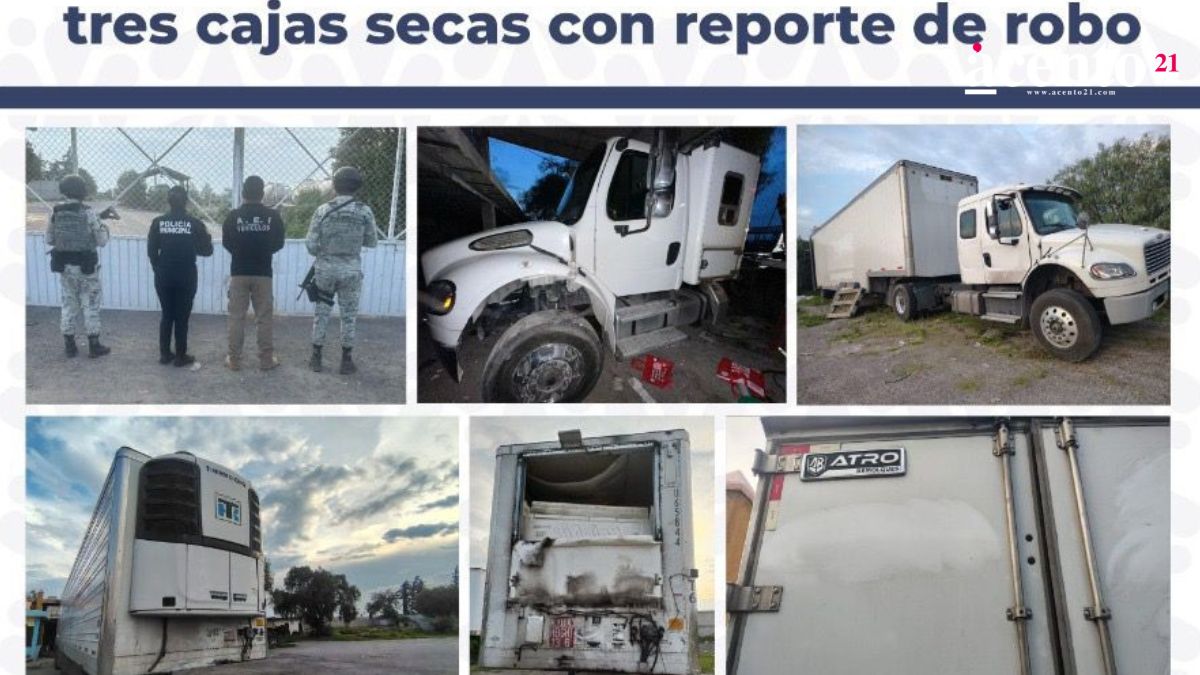 Recuperan en Quecholac dos tractocamiones robados