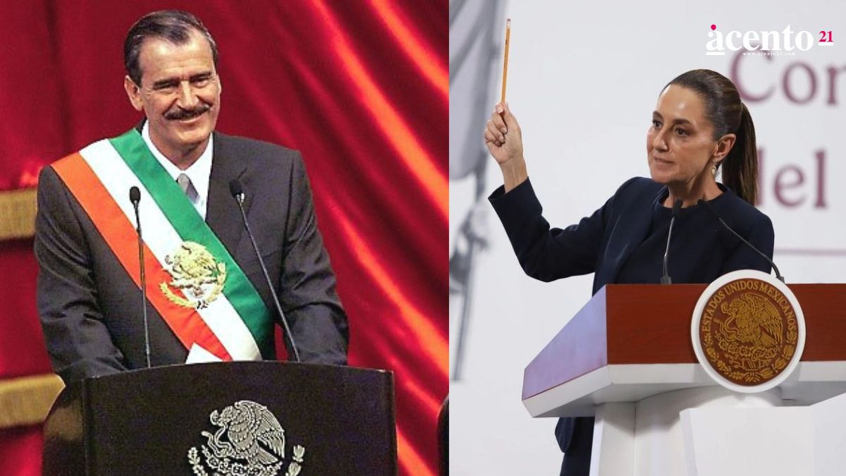 Sheinbaum tacha de “traidor a la democracia” al expresidente Vicente Fox