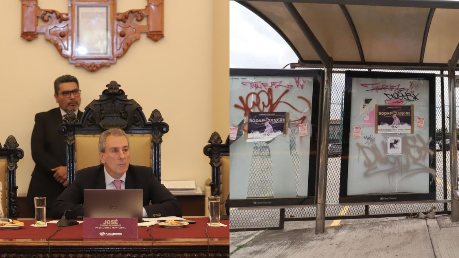 Cabildo de Puebla aprueba concesiones paraderos de autobús por 10 años; Congreso analizará propuesta