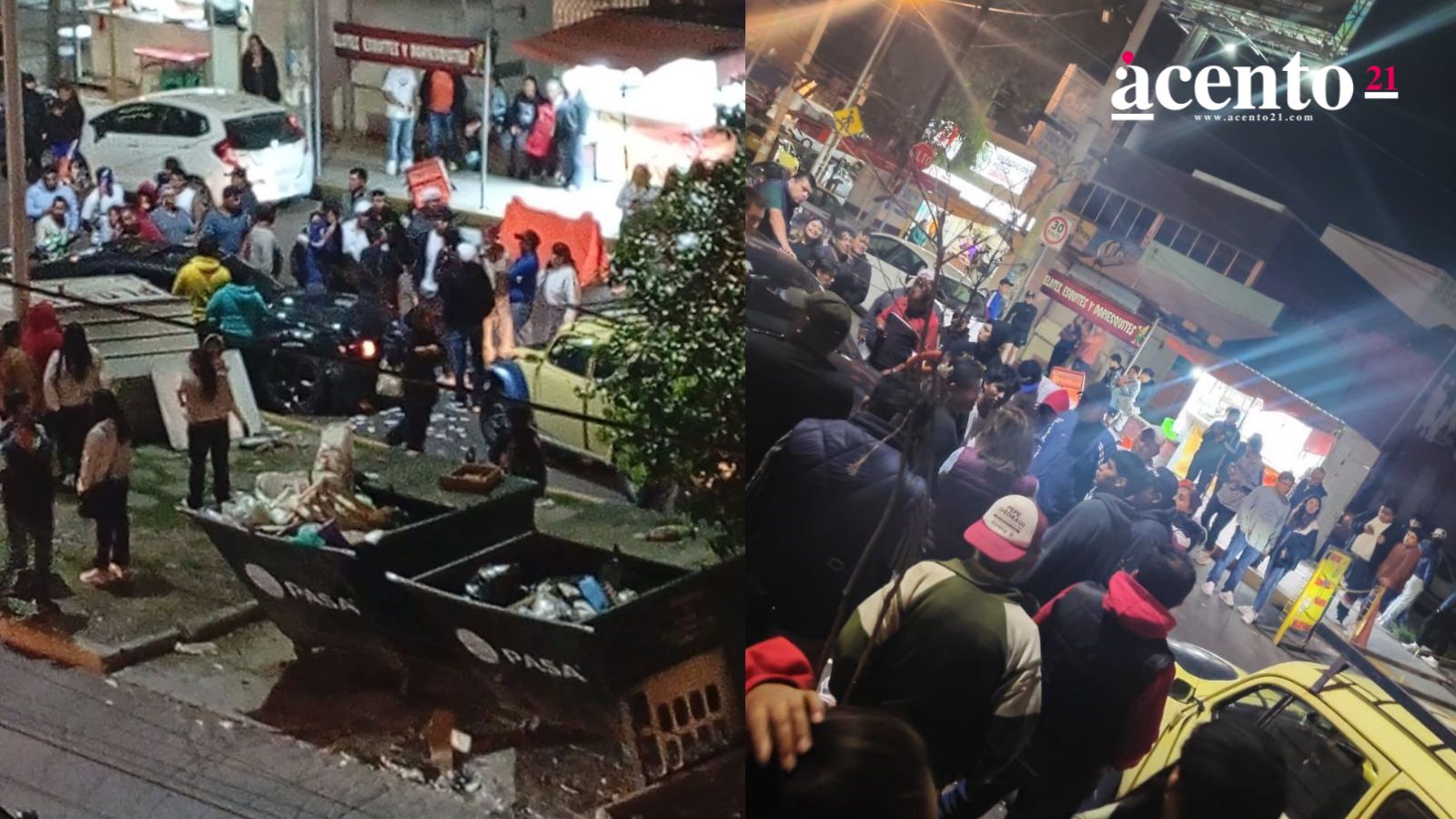 Camaro choca contra caseta y un vocho en La Margarita Camaro choca contra caseta y un vocho en La Margarita