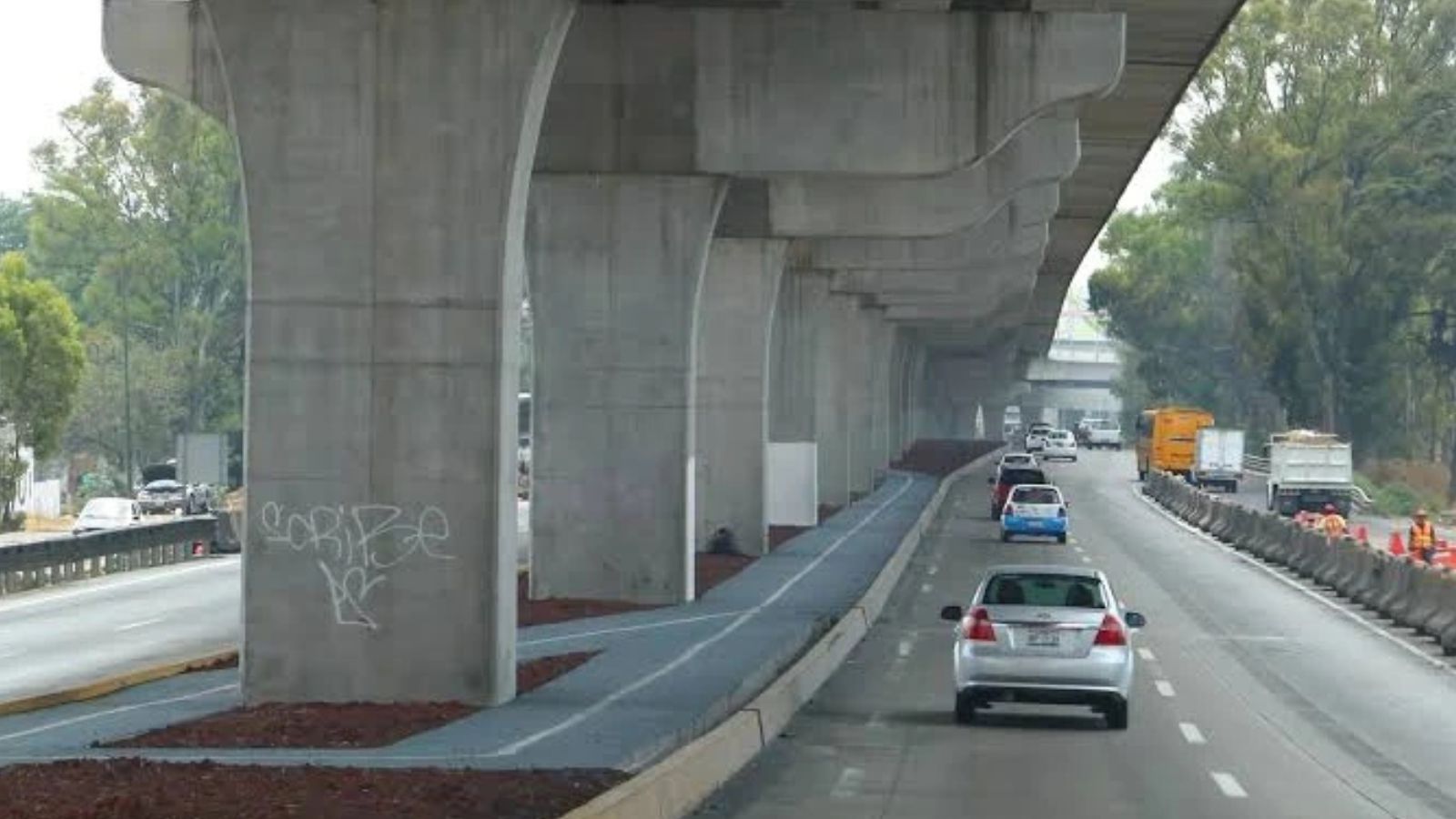 Cambiarán la imagen urbana bajo puente de la autopista México-Puebla