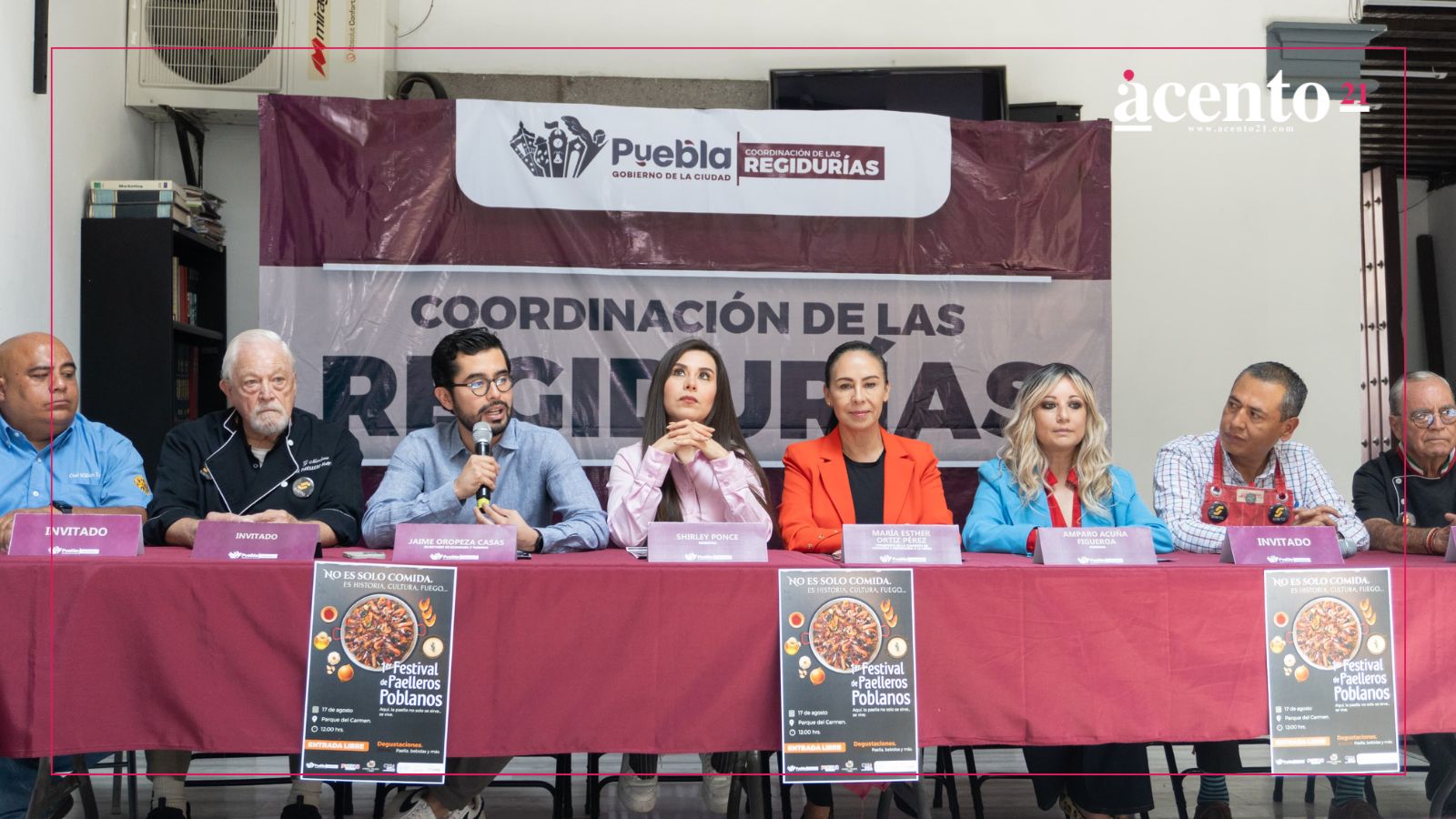 Presentan primer Festival de Paelleros Poblanos; fechas y lugar