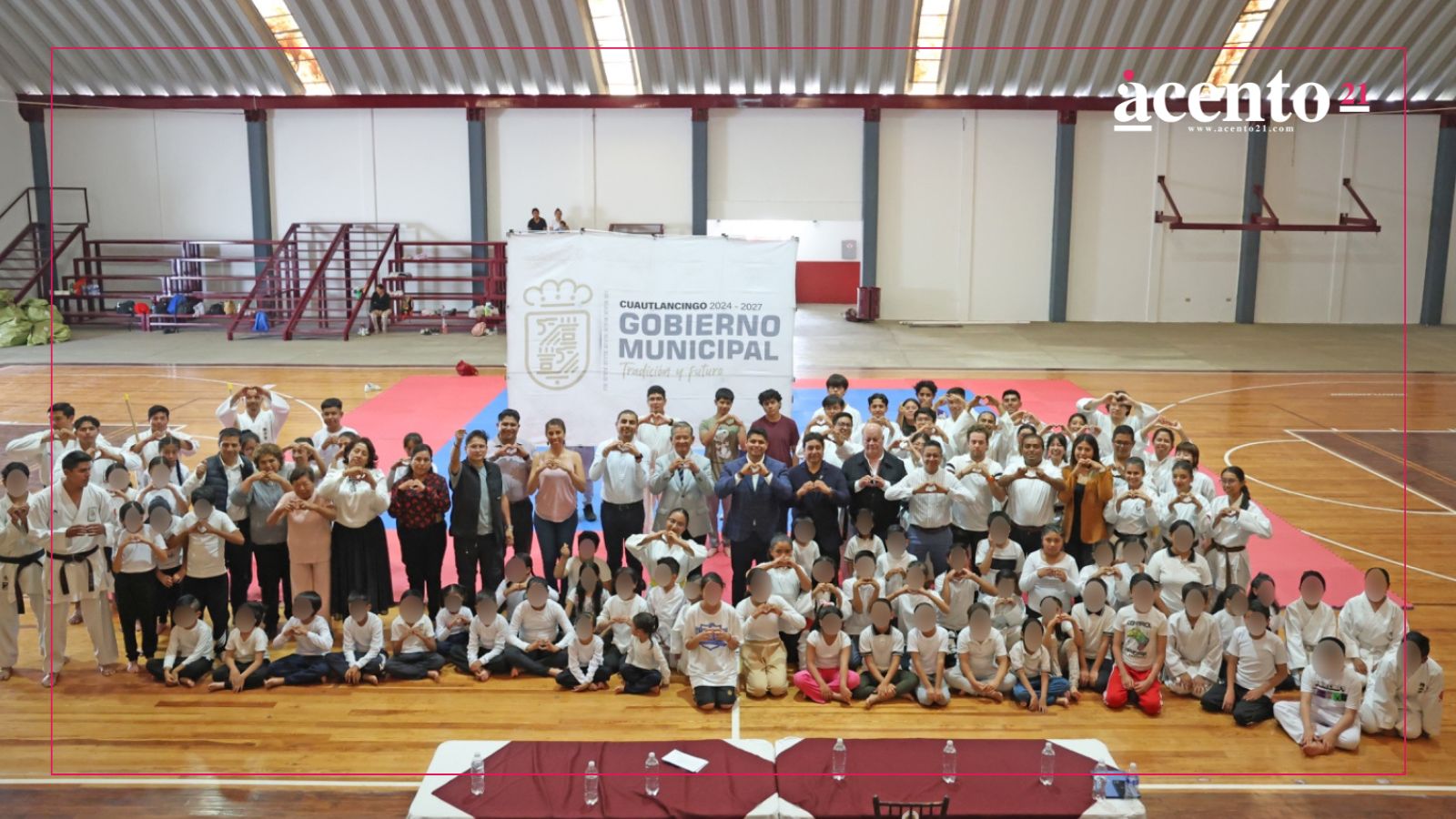 Preside Omar Muñoz “Escuela de Iniciación de Karate Do, Por Amor a Puebla”