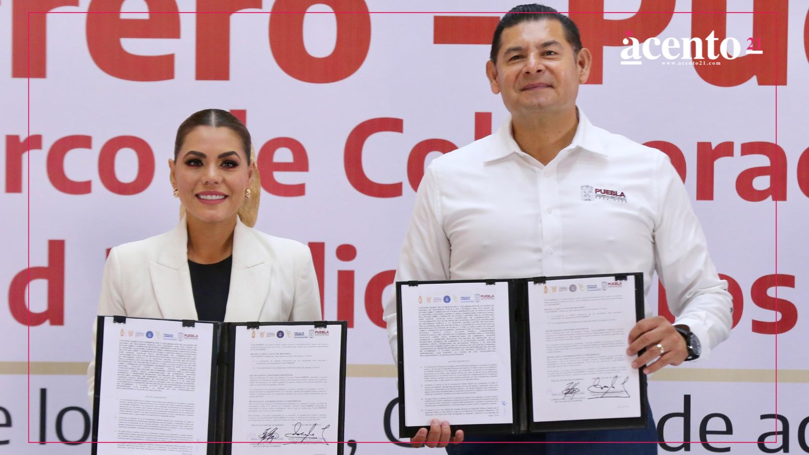 Puebla y Guerrero firman Convenio para construcción de la paz en zona limítrofe