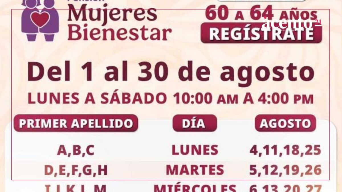 Módulos para registrarse a la Pensión Mujeres Bienestar estarán en colonias y juntas de Puebla
