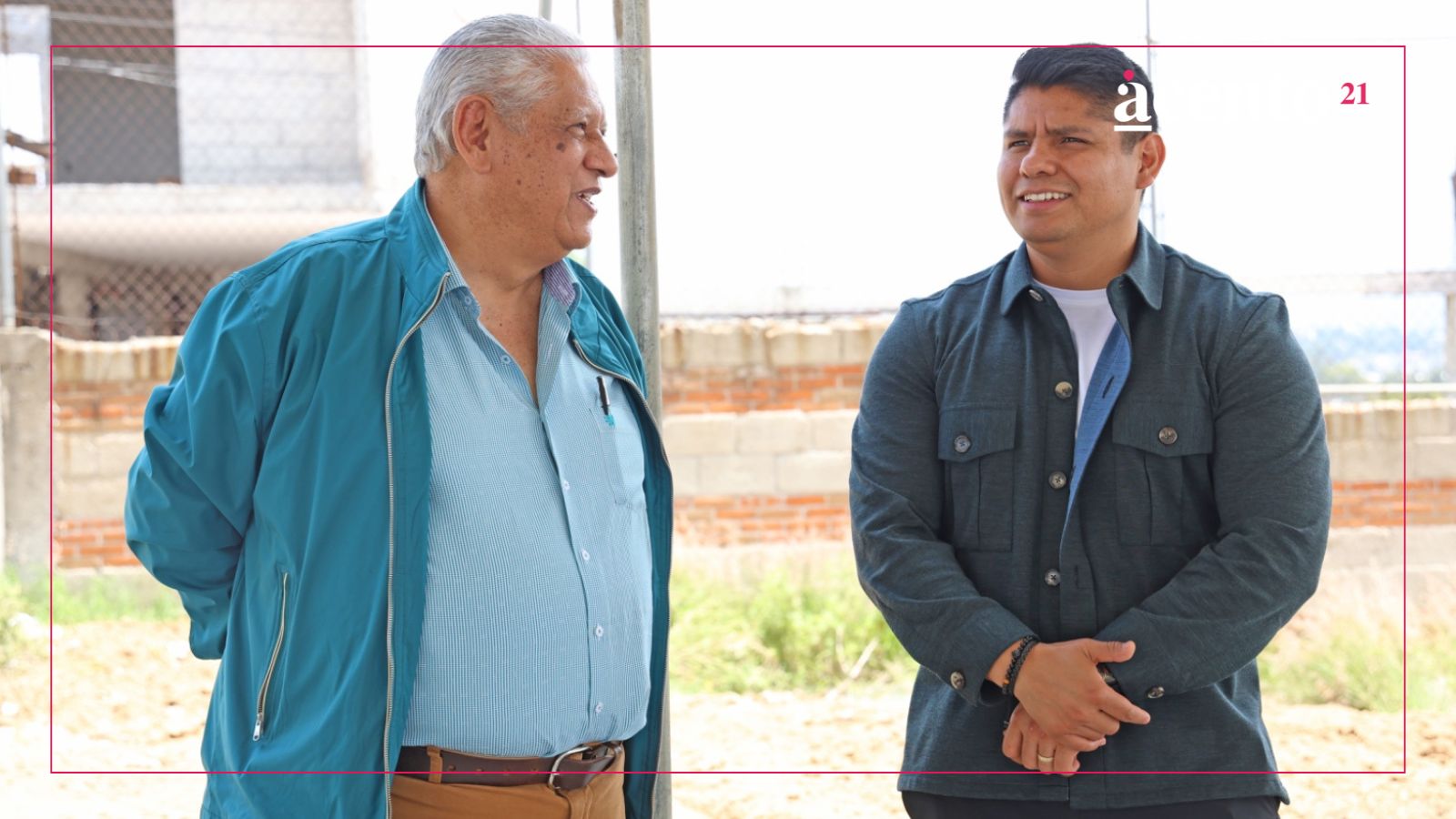 Supervisa Omar Muñoz arco techo en San Lorenzo Almecatla