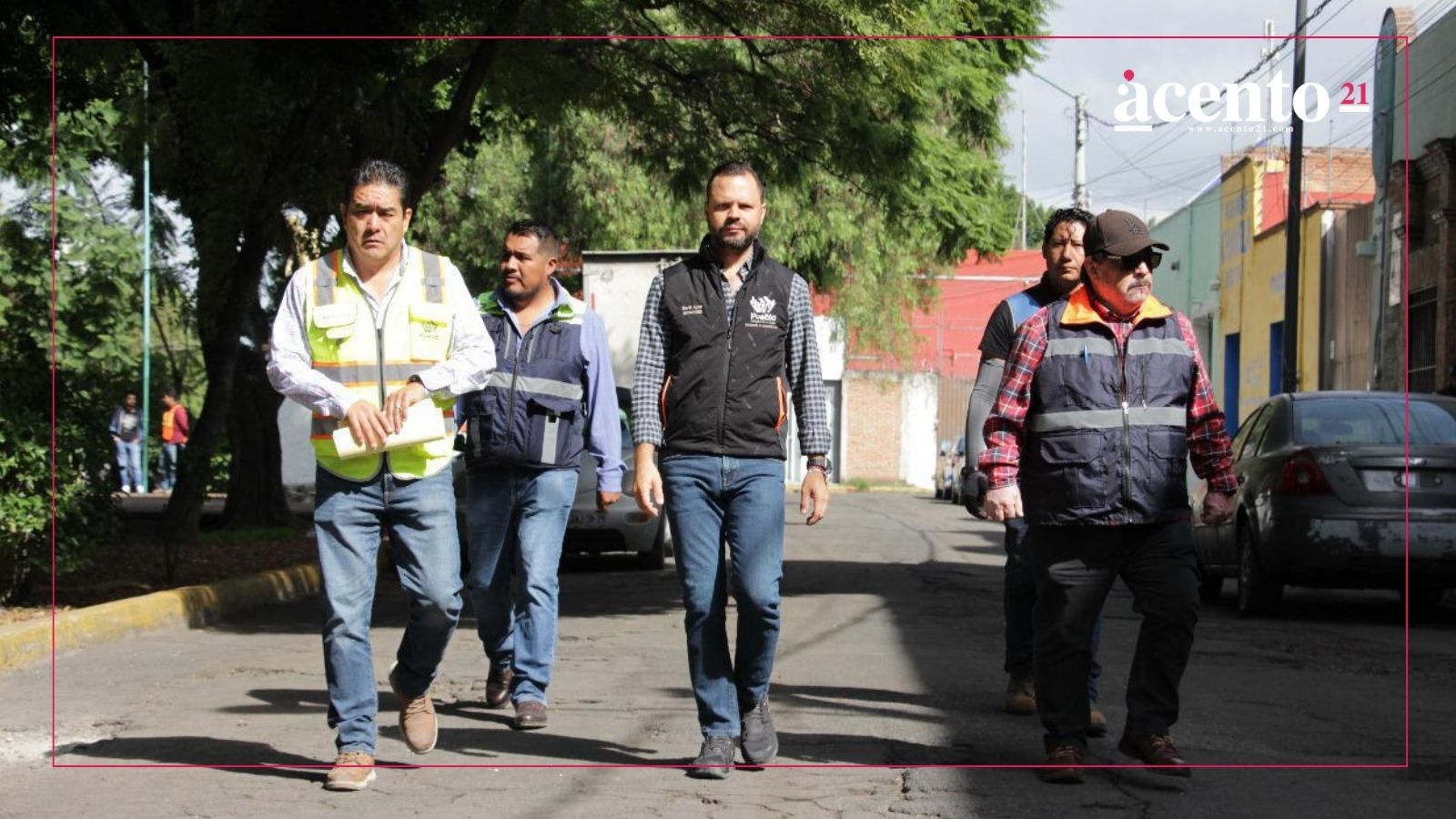 Supervisa Gobierno de la Ciudad trabajos de mantenimiento vial en avenida 11 Oriente