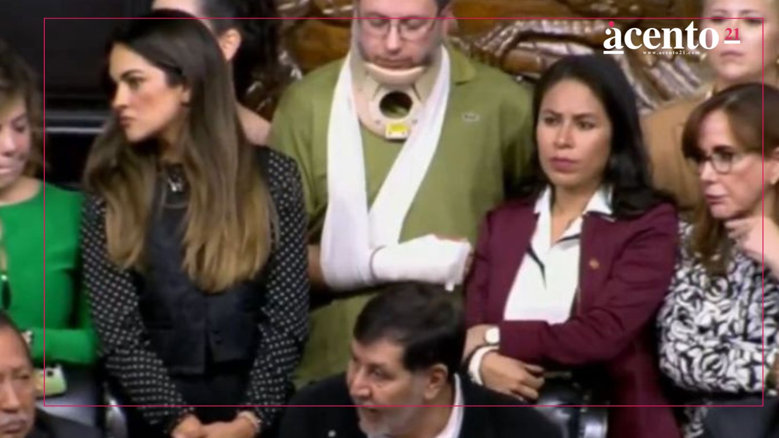 Trabajador golpeado por Alejandro Moreno en el Senado termina con collarín: pedirán desafuero del priista
