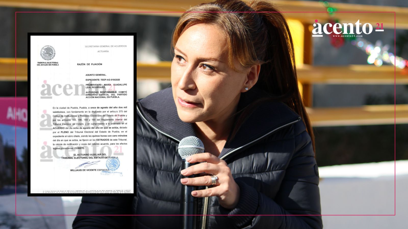 Impugna Guadalupe Leal convocatoria para elección del PAN en Puebla