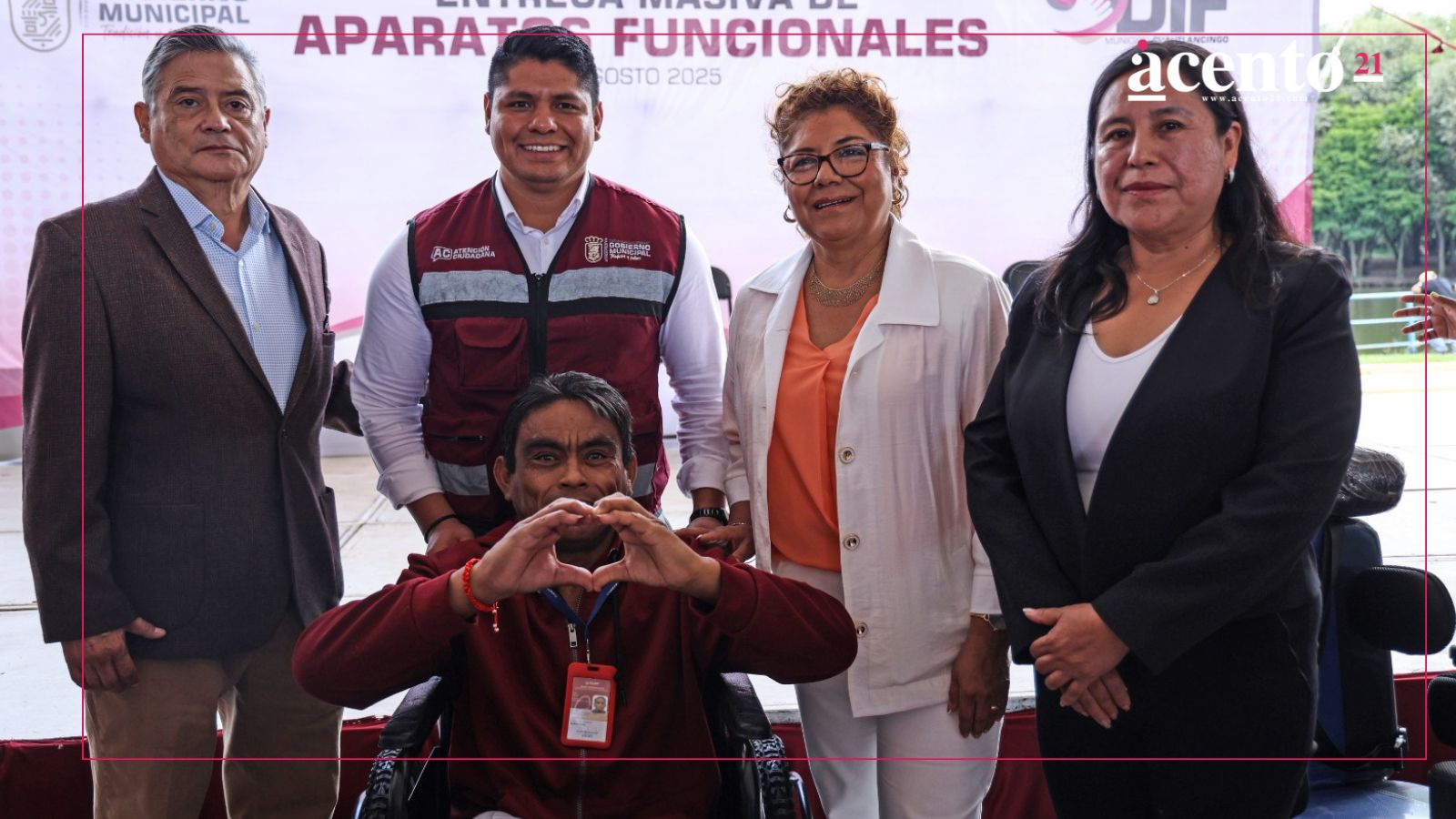 Omar Muñoz encabeza entrega de aparatos funcionales