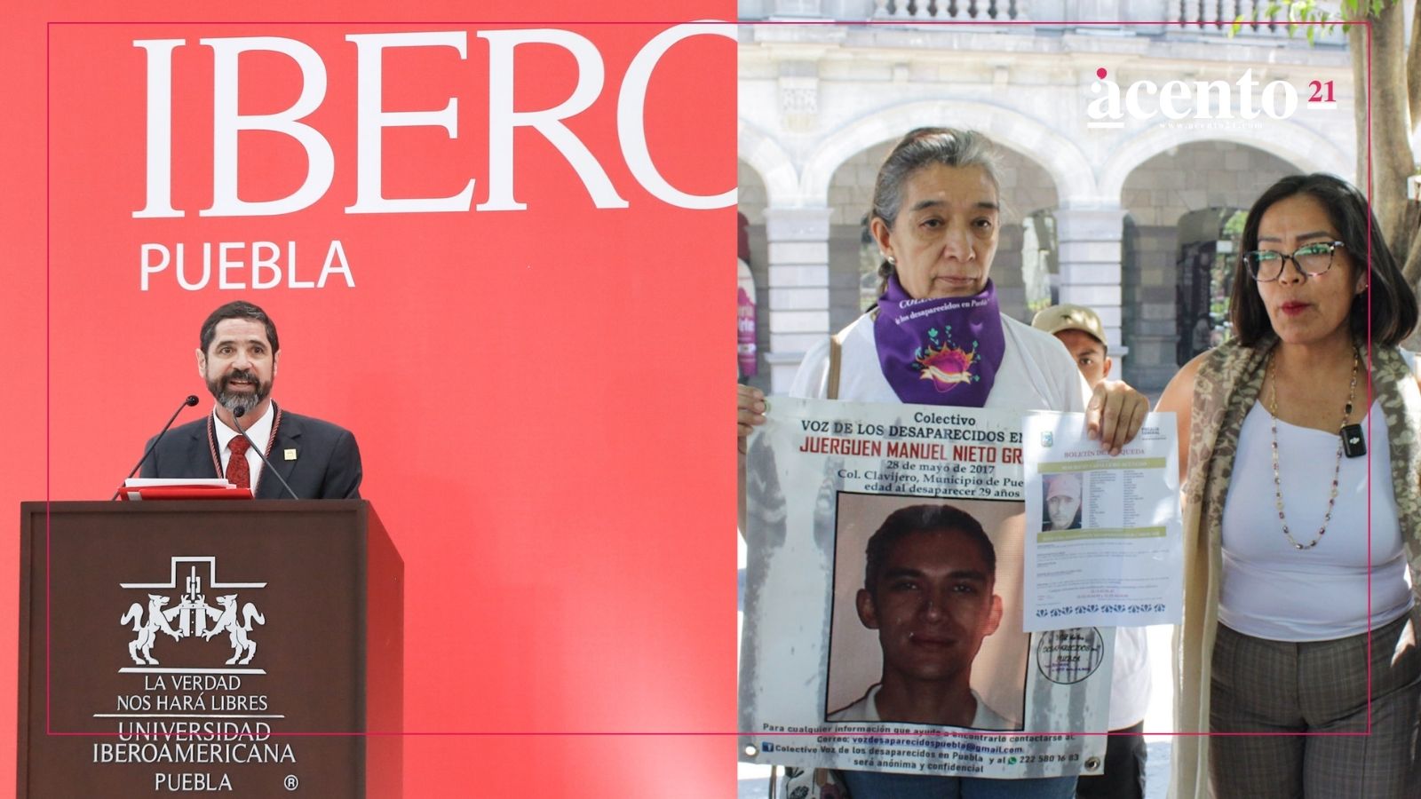 Nuevo rector de Ibero Puebla promete apoyo a colectivos de Desaparecidos