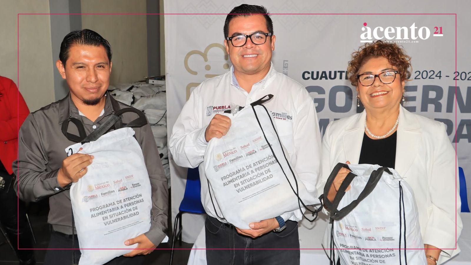 Tere Alfaro entrega despensas a personas en situación de vulnerabilidad