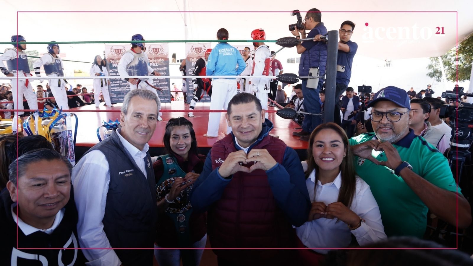Encabeza Armenta jornada activación de boxeo en la Romero Vargas