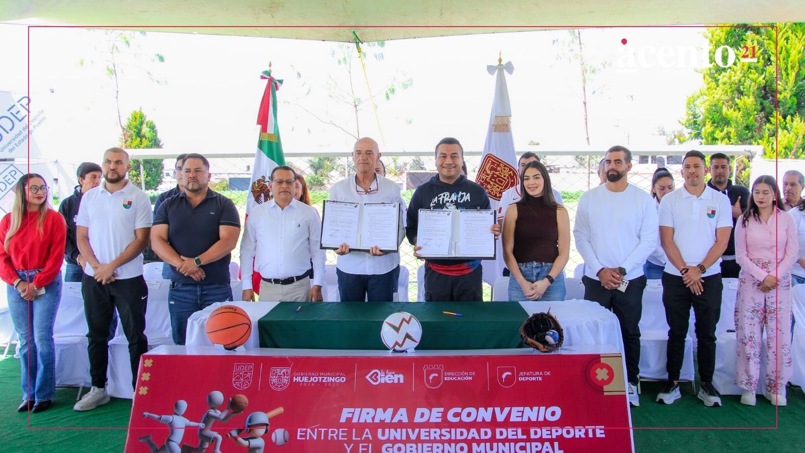 Con convenio de colaboración, Roberto Solís y 'El Chelís' impulsan el deporte en Huejotzingo