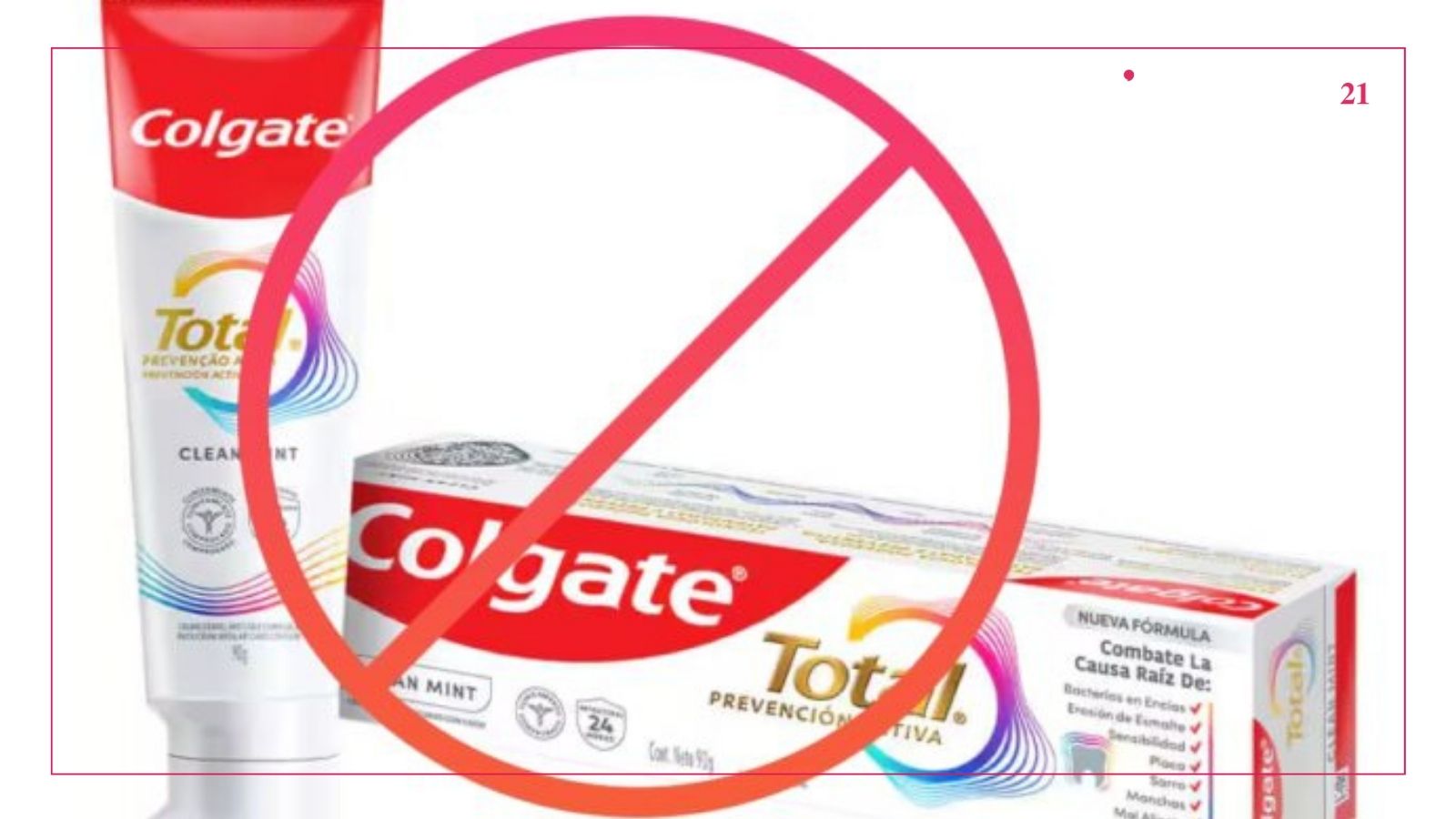 Alerta sanitaria en América Latina por el uso del dentífrico Colgate Total Clean Mint
