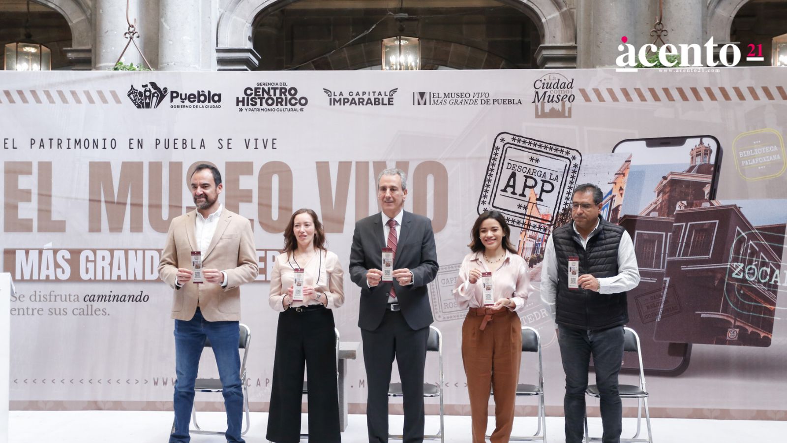 Presentan “La Ciudad Como Museo”, app audioguía para recorrer Centro Histórico de Puebla