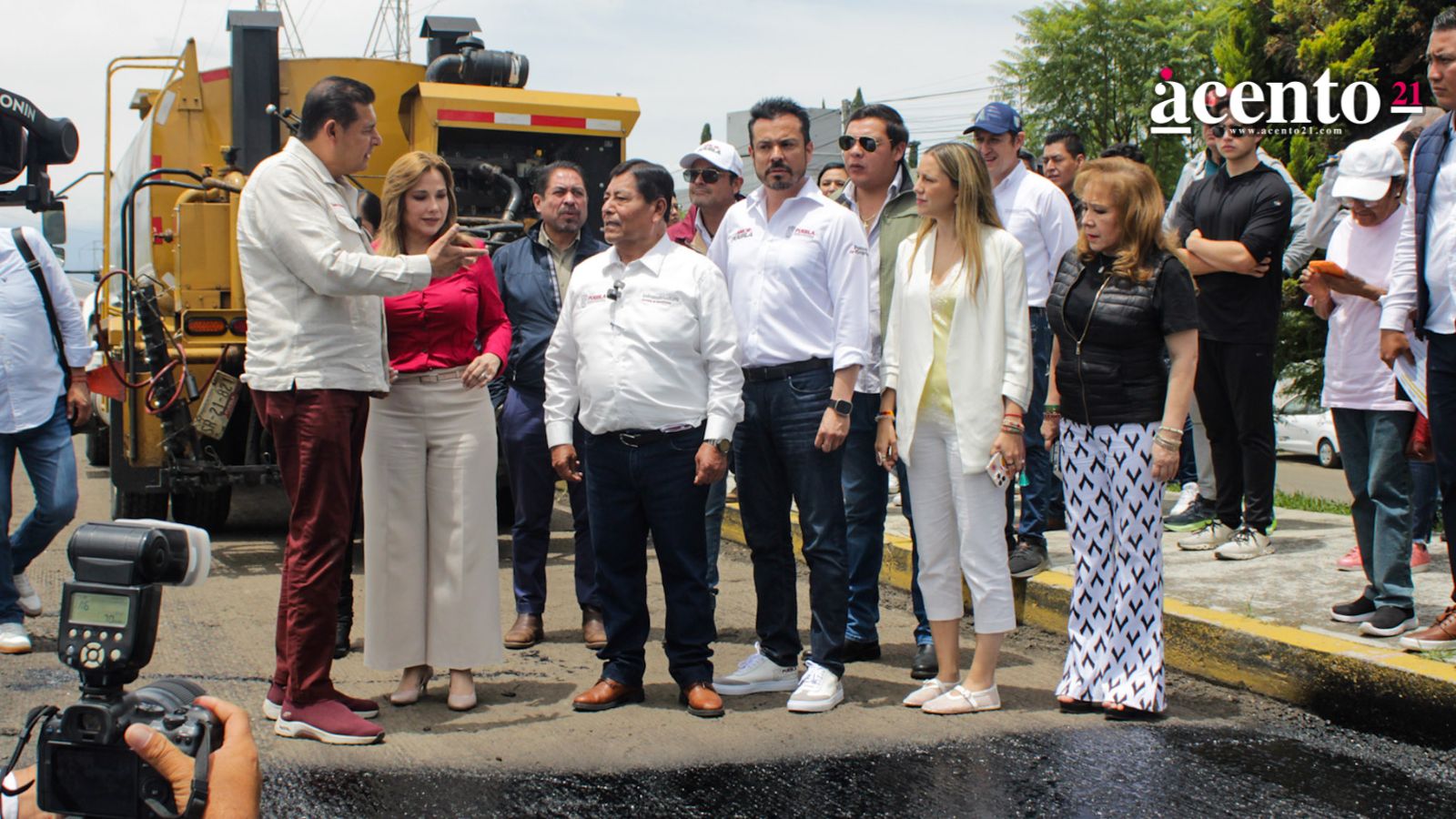 Reportan avance en rehabilitación de vialidades de la ciudad de Puebla