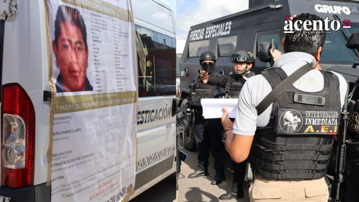 Despliegan operativo en Amozoc para localizar a 11 personas desaparecidas