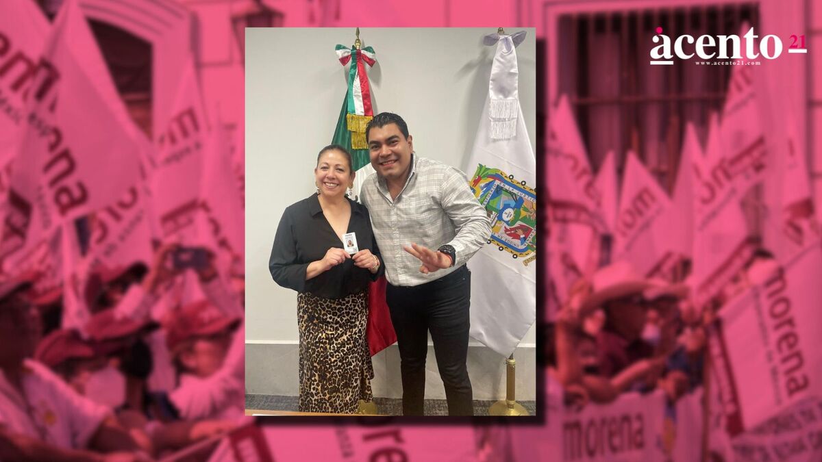 Laura Artemisa recibe su credencial de afiliación a Morena