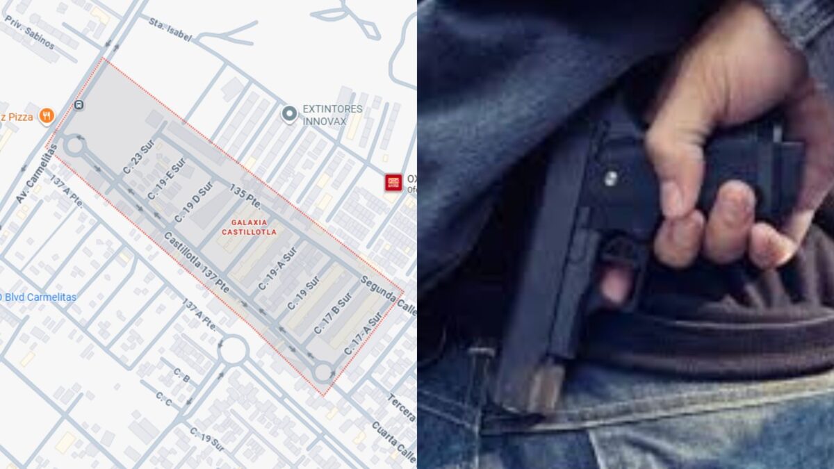 Le disparan en tres ocasiones a joven durante intento de asalto en Galaxia Castillotla