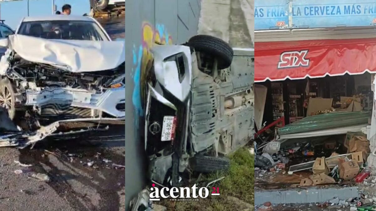 Martes de accidentes en Puebla Se registran percances en el Periférico y en Las Torres