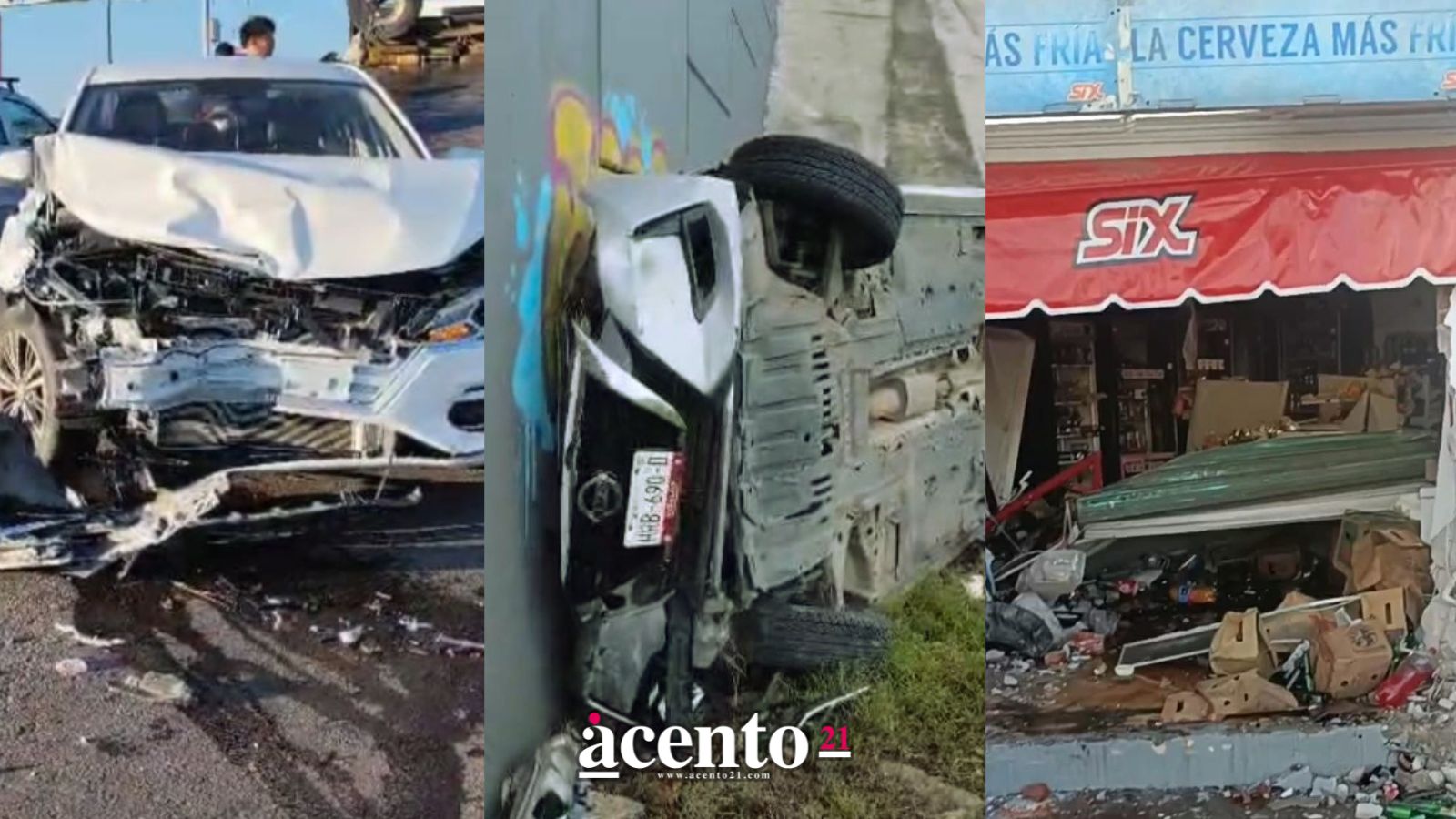 Martes de accidentes en Puebla Se registran percances en el Periférico y en Las Torres