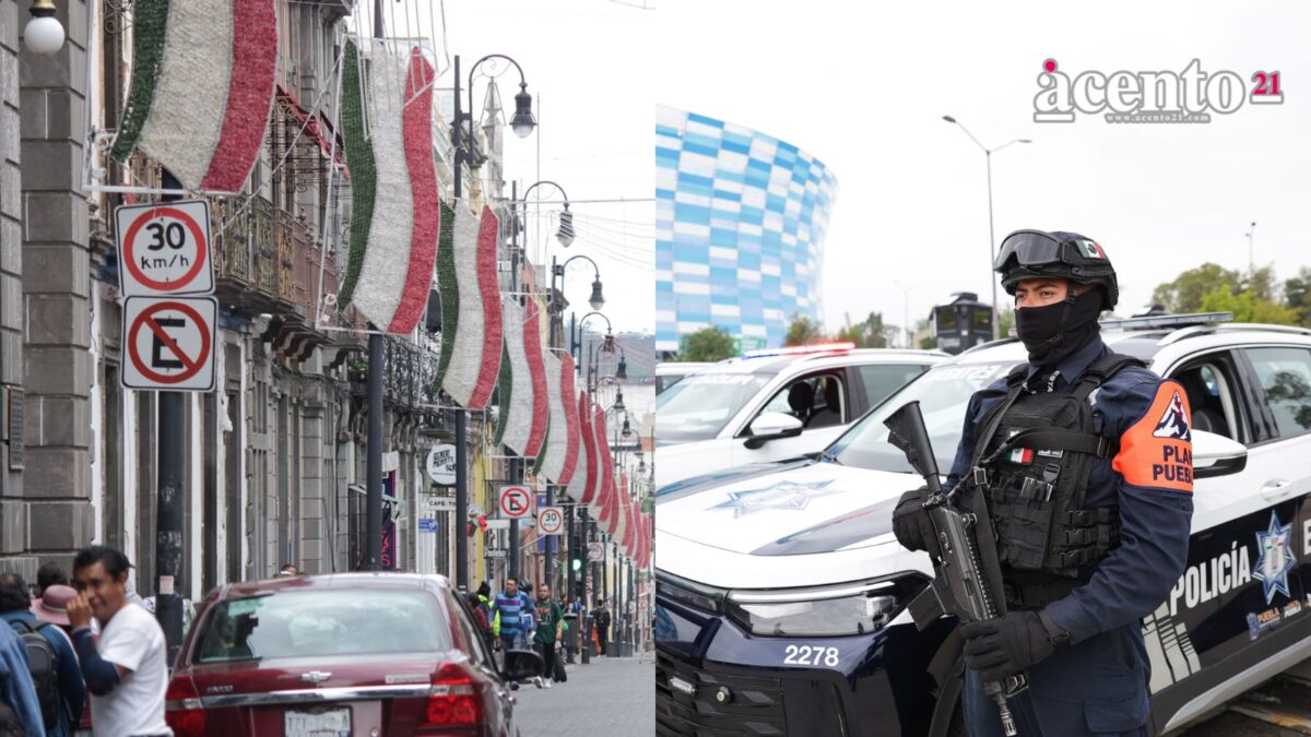 No hay focos rojos en Puebla para celebraciones de Grito de Independencia