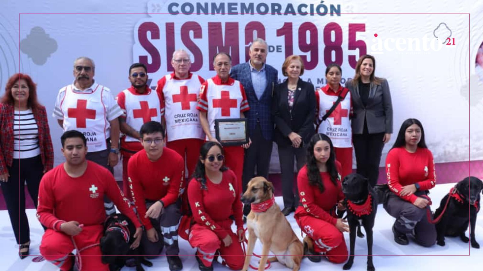 Reconoce Gobierno de la Ciudad a instituciones de emergencia en el marco del 40 aniversario del sismo de 1985PORTADAS A21-19