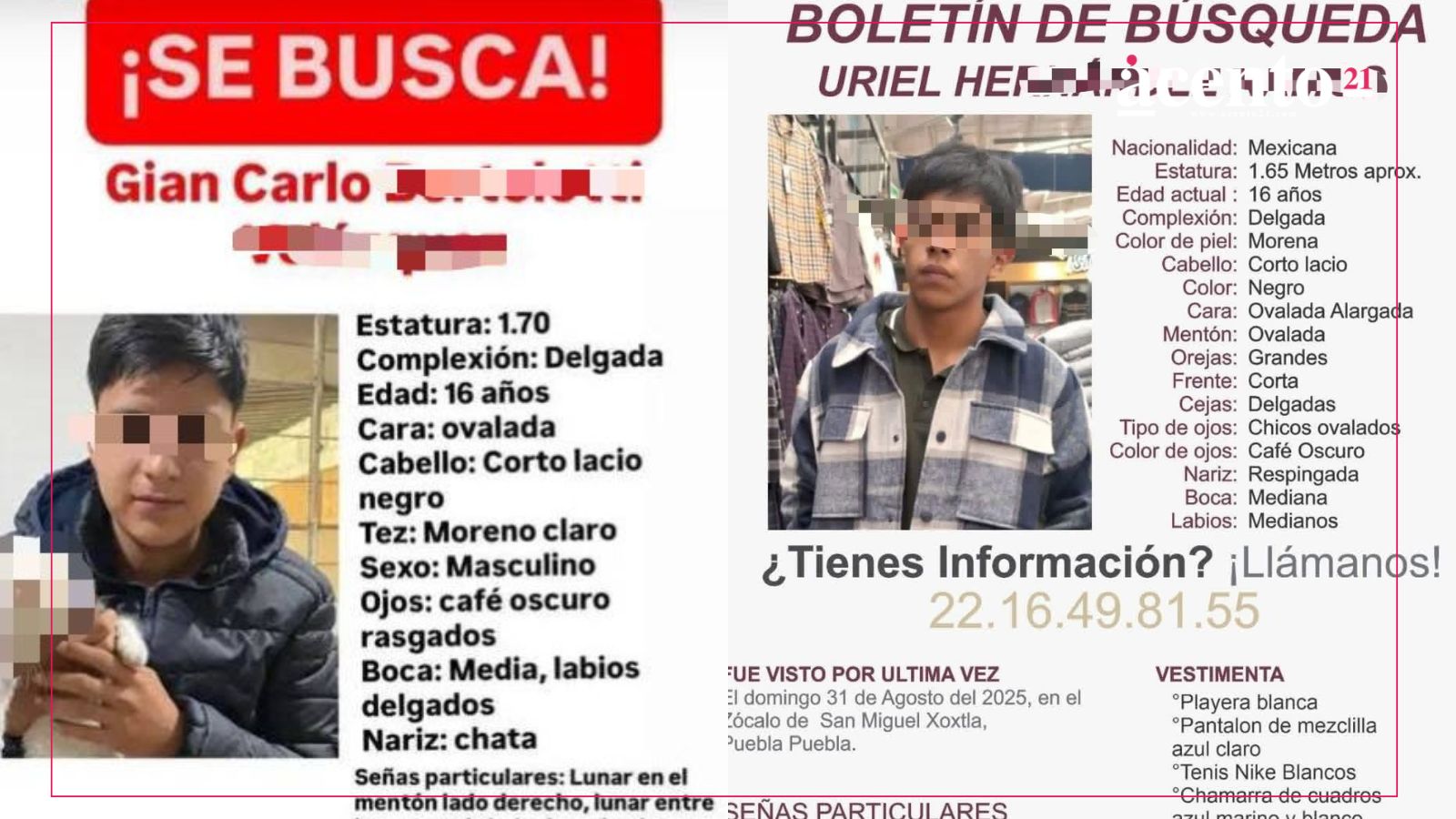 Hallan sin vida en Tlaxcala a dos adolescentes desaparecidos en Puebla; fueron asesinados
