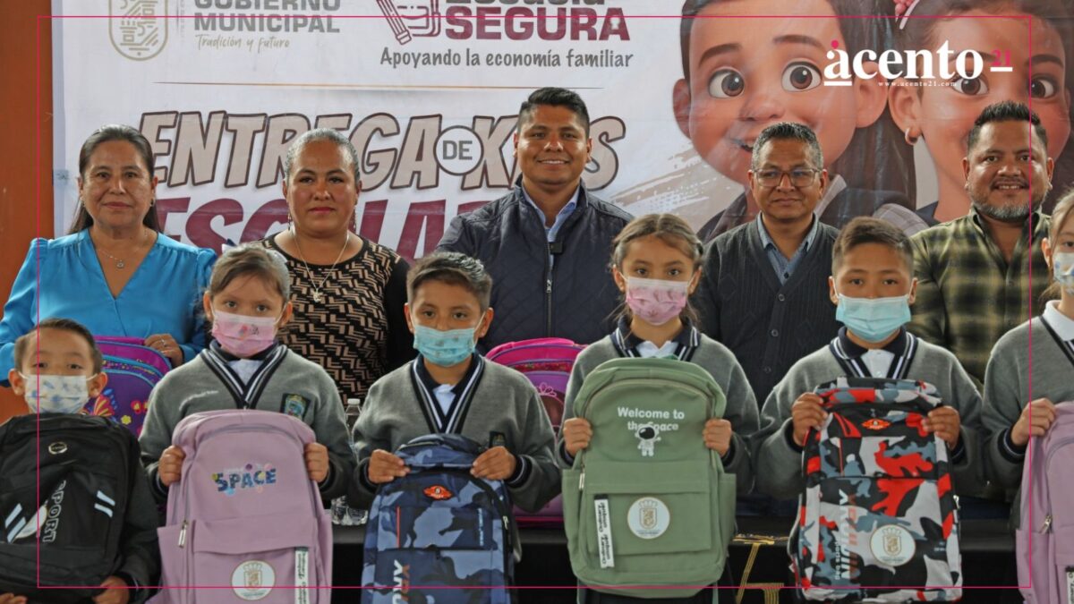 Omar Muñoz lleva el programa “Escuela Segura” a otras tres primarias de Cuautlancingo