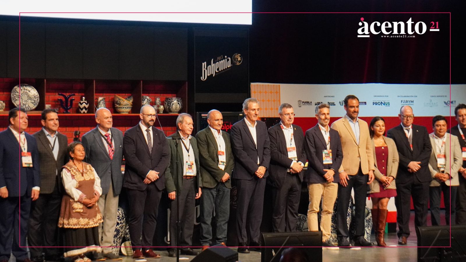Inauguran Congreso Latino Gastronomic en Puebla; habrá pabellón de Chile en nogada