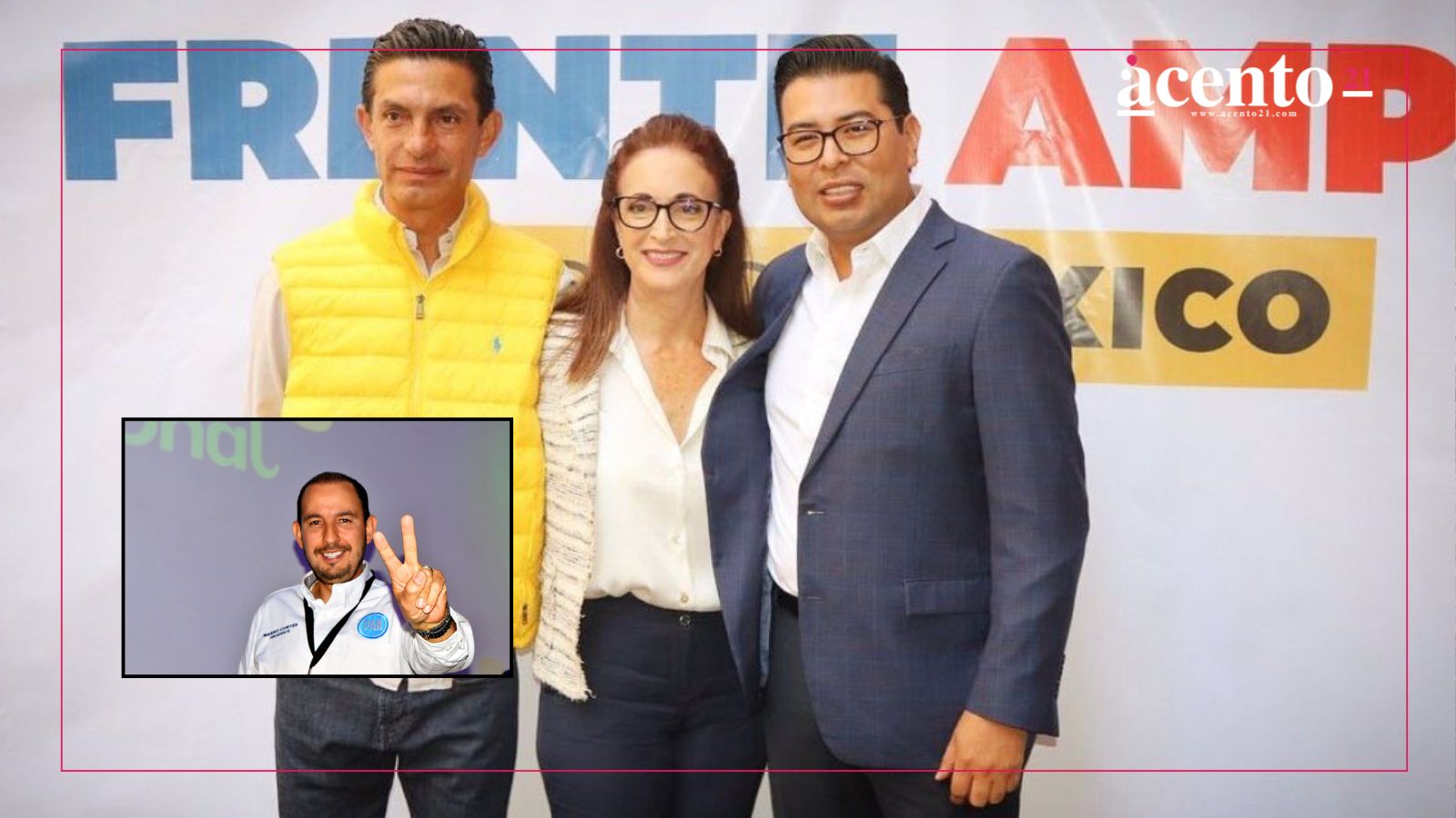 Marko Cortés cedió candidatura al Senado a Néstor Camarillo, acusa Augusta Díaz de Rivera
