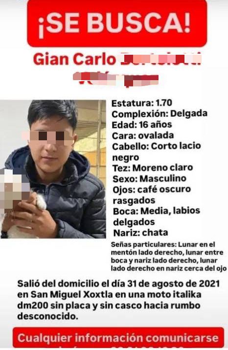 En Nativitas,Tlaxcala fueron encontrados los cuerpos de dos menores asesinados, los cuales tenían heridas producidas con arma punzocortante, las víctimas fueron identificados como dos adolescentes que fueron reportados como desaparecidos en Puebla.