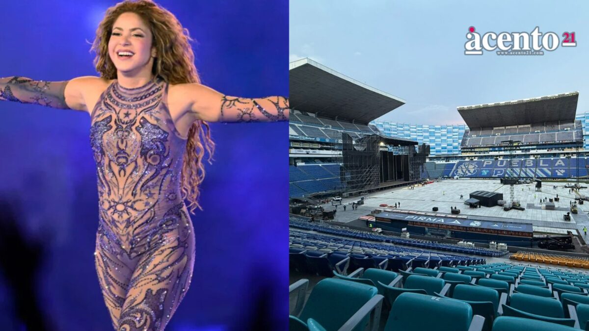 ¿A qué hora abrirán puertas para el concierto de Shakira en Puebla?