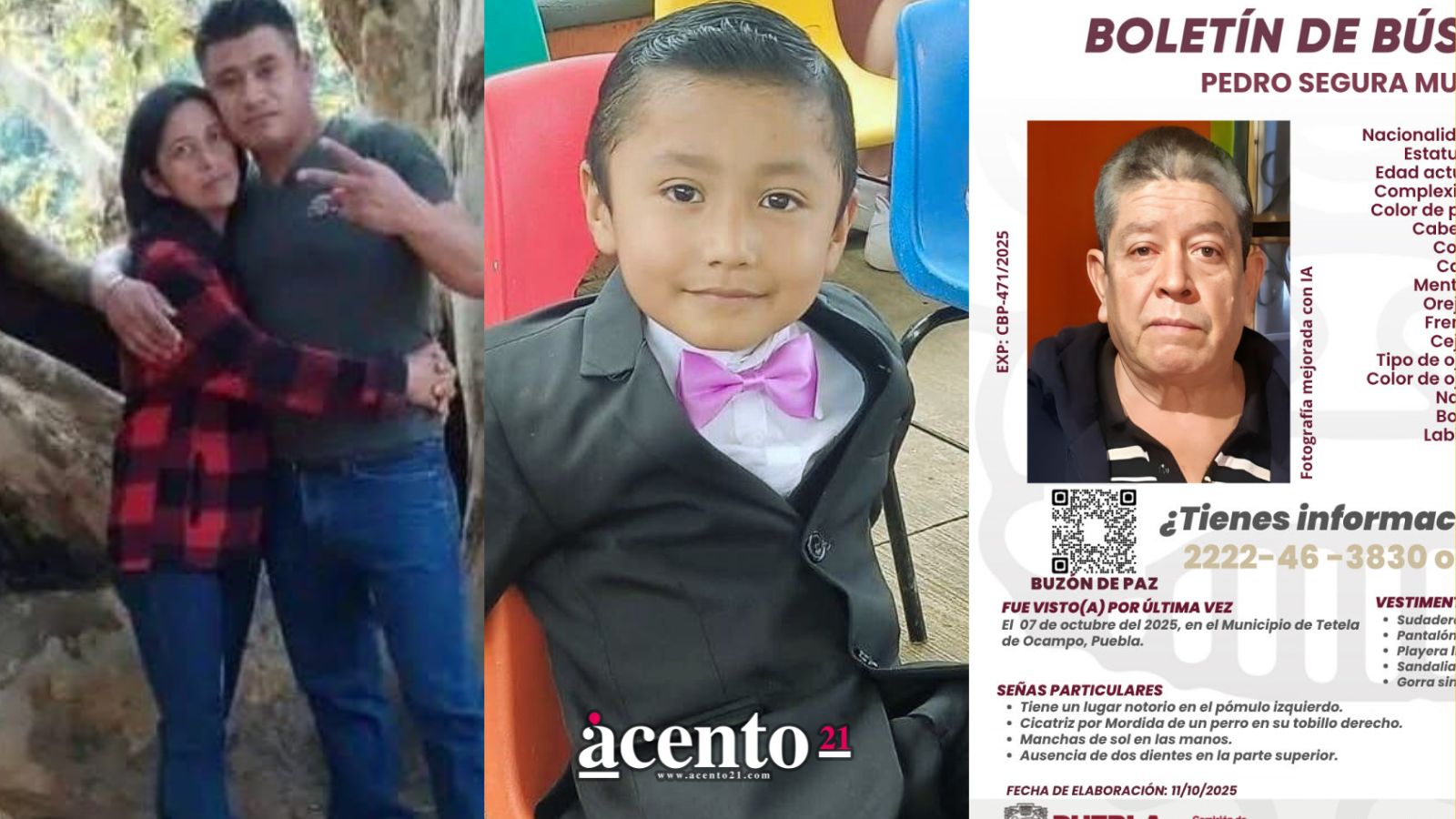 Ellos son los cuatro poblanos desaparecidos tras las fuertes lluvias en la Sierra Norte de Puebla