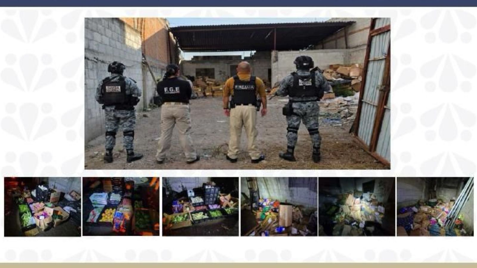 FGE recupera mercancía robada en Texmelucan; eran cajas con alimentos