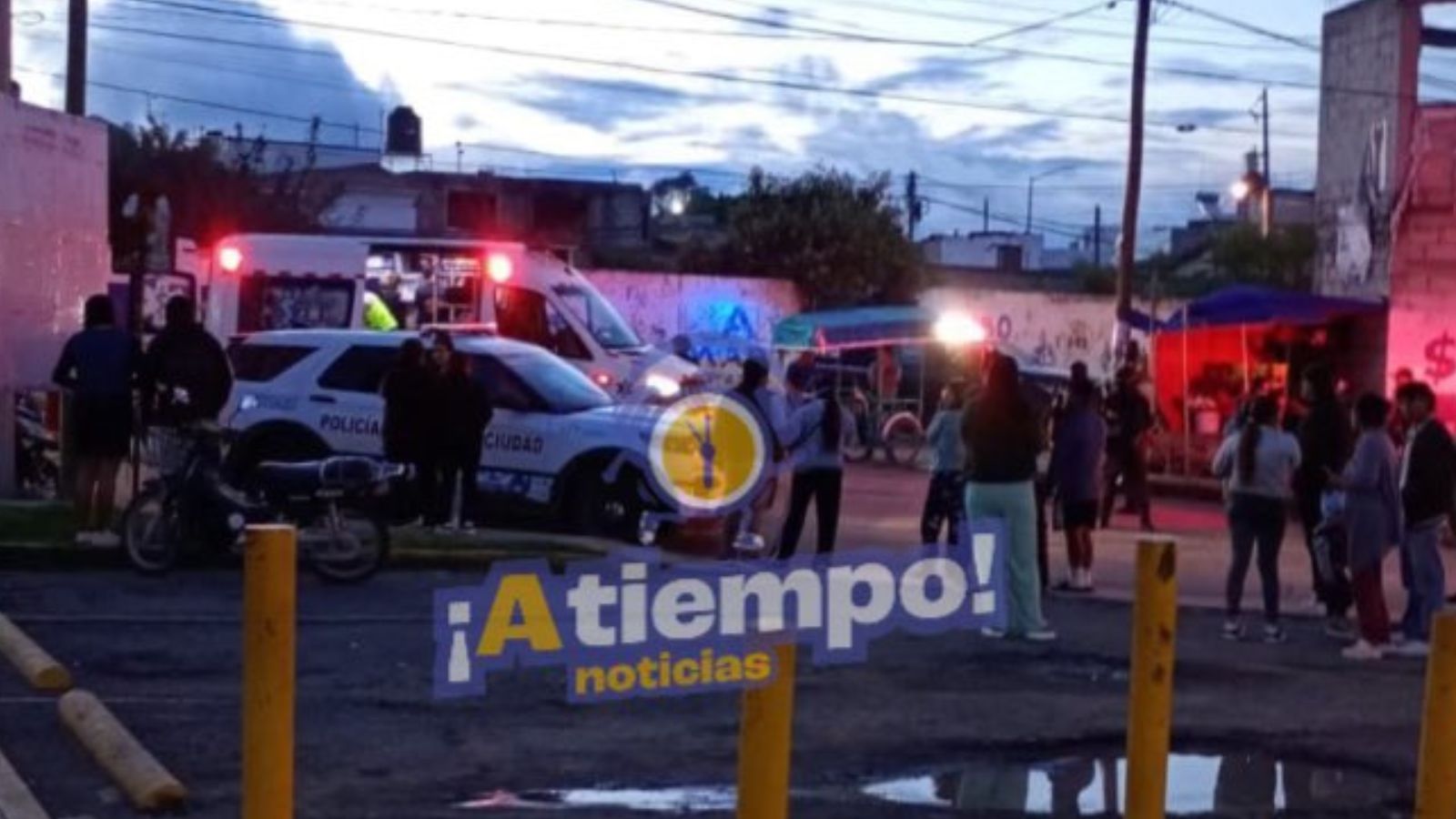 Hombre es baleado afuera de la Gran Bodega de Castillotla