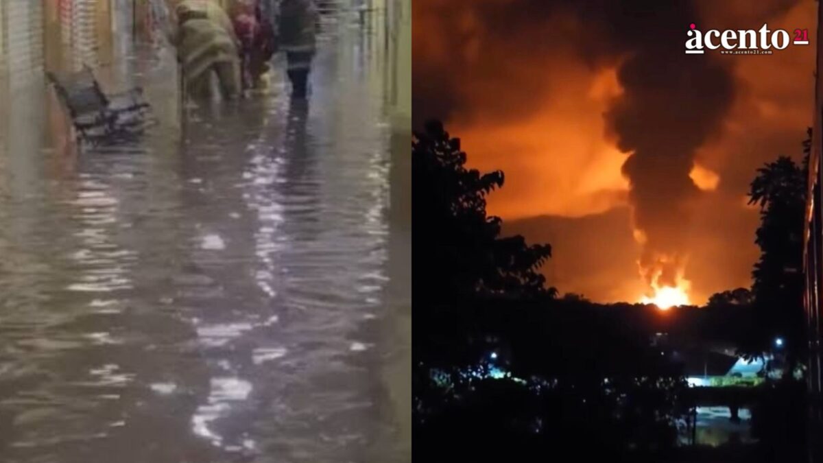 Lluvias provocan severas inundaciones en la Sierra Norte; también explota ducto de PEMEX