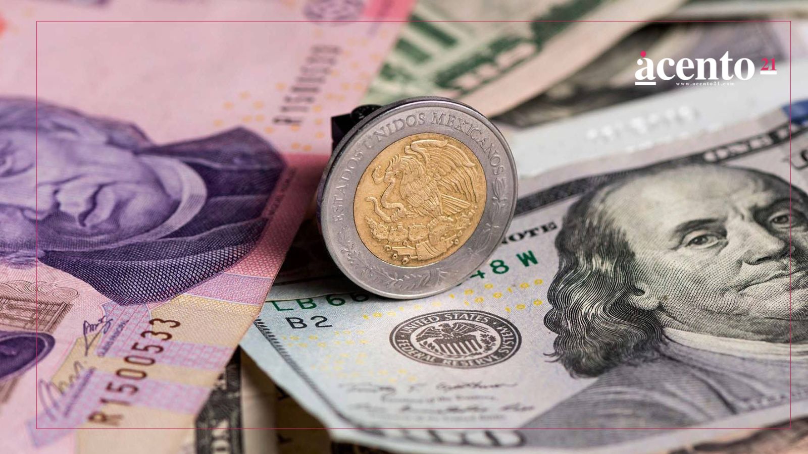 Dólar cierra en 18.45 pesos; peso mexicano detiene tendencia a la baja