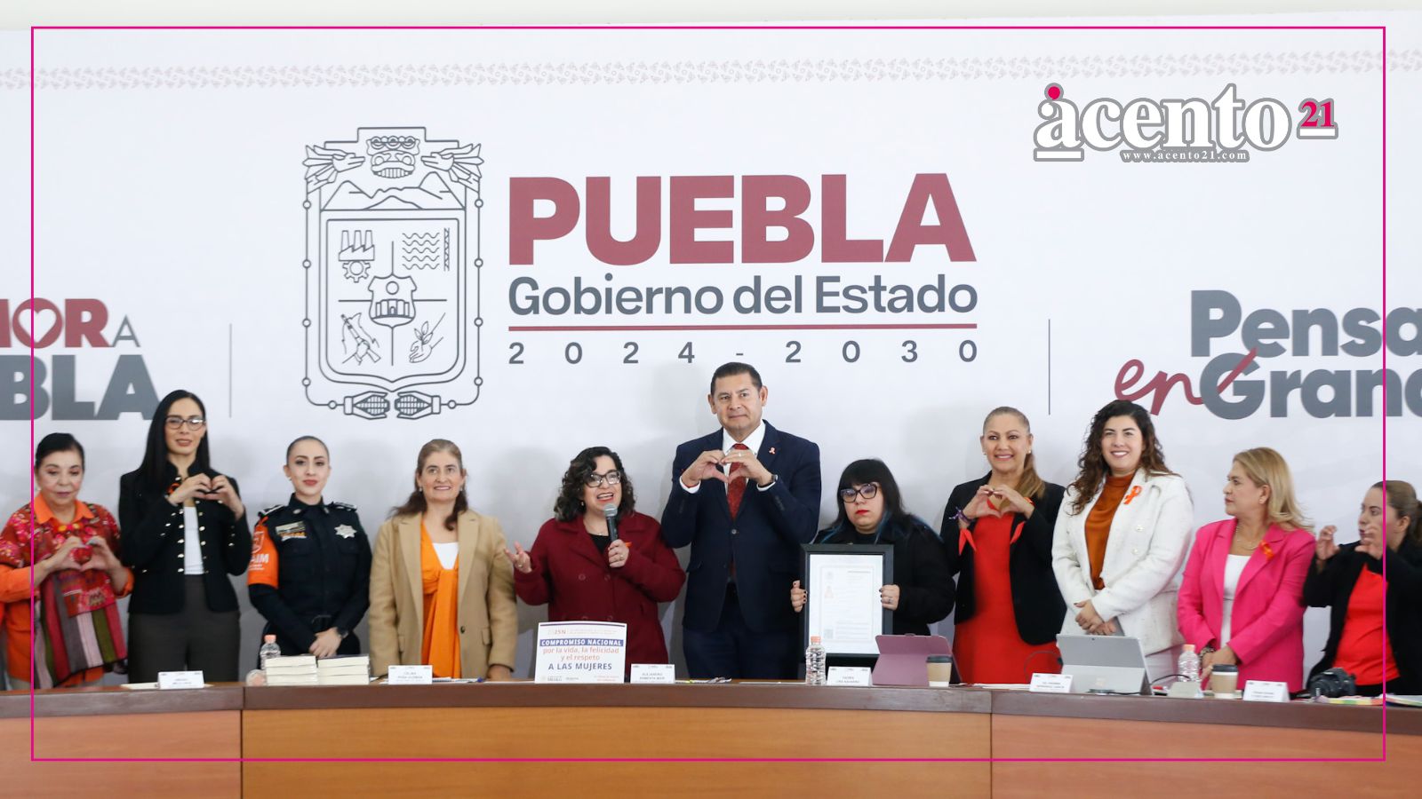 En Puebla no se levantará alerta de género hasta que no se terminen los delitos contra las mujeres: Armenta
