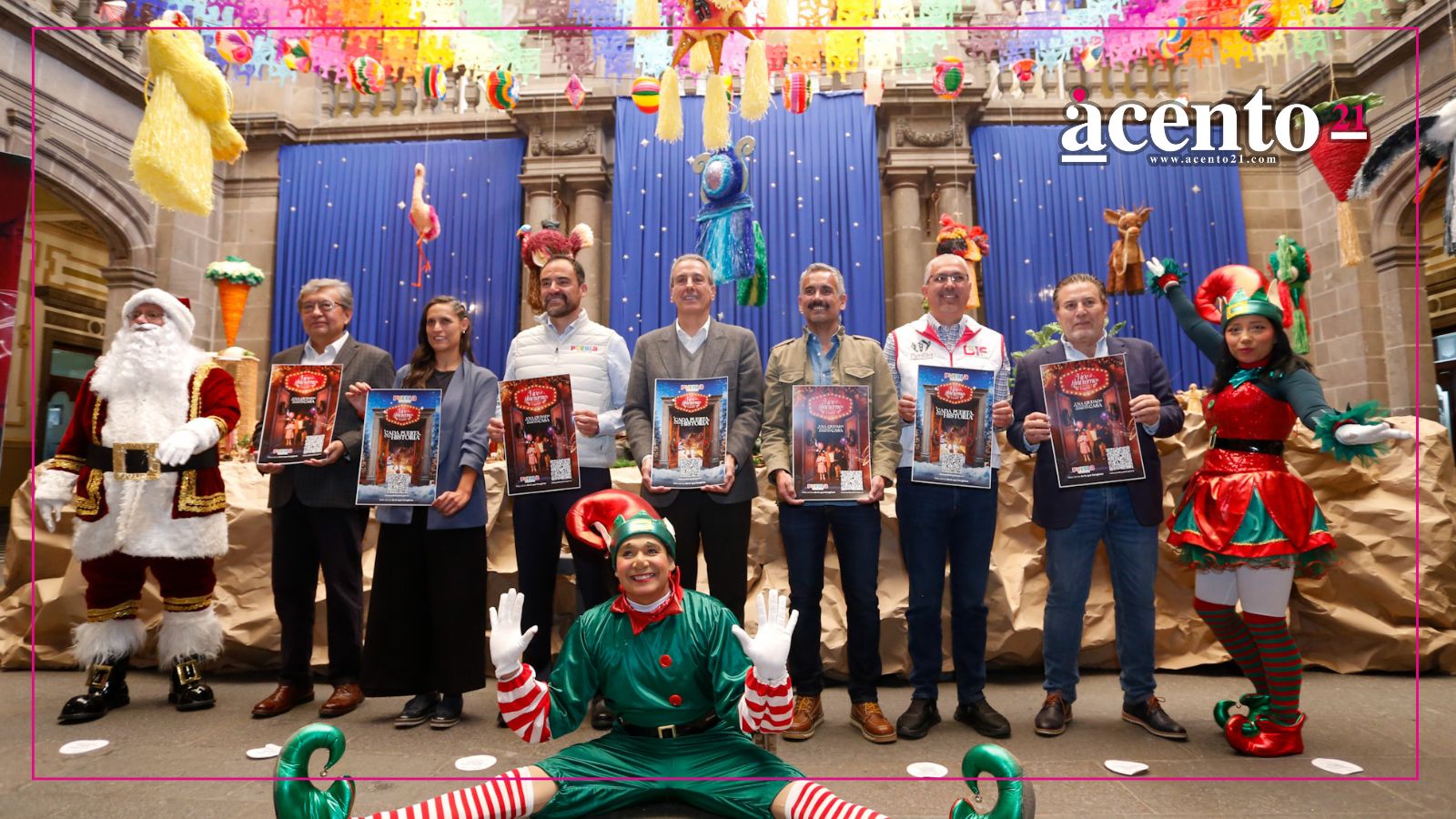 Rosca de Reyes, desfile y árbol de Navidad con inteligencia artificial; las actividades de Vive el Invierno en Puebla