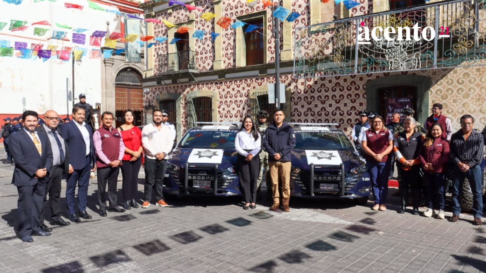 onantzin Fernández refuerza la seguridad en San Pedro Cholula con nuevas patrullas