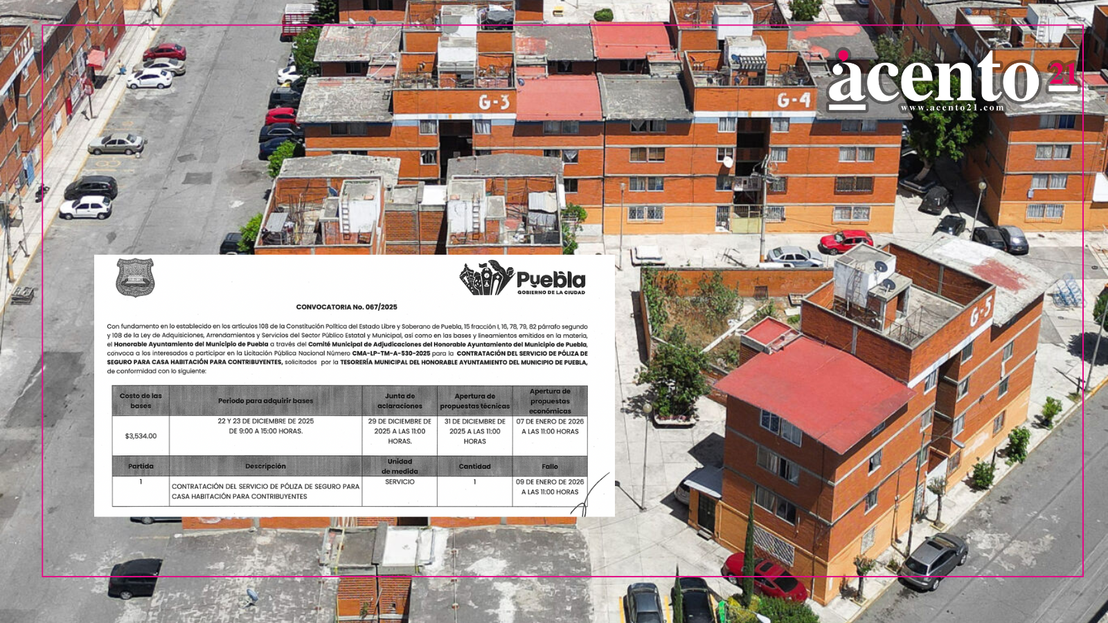 Ayuntamiento contratará seguro para hogares en Puebla al corriente del predial; cubrirá daños por hasta 100 mil pesos