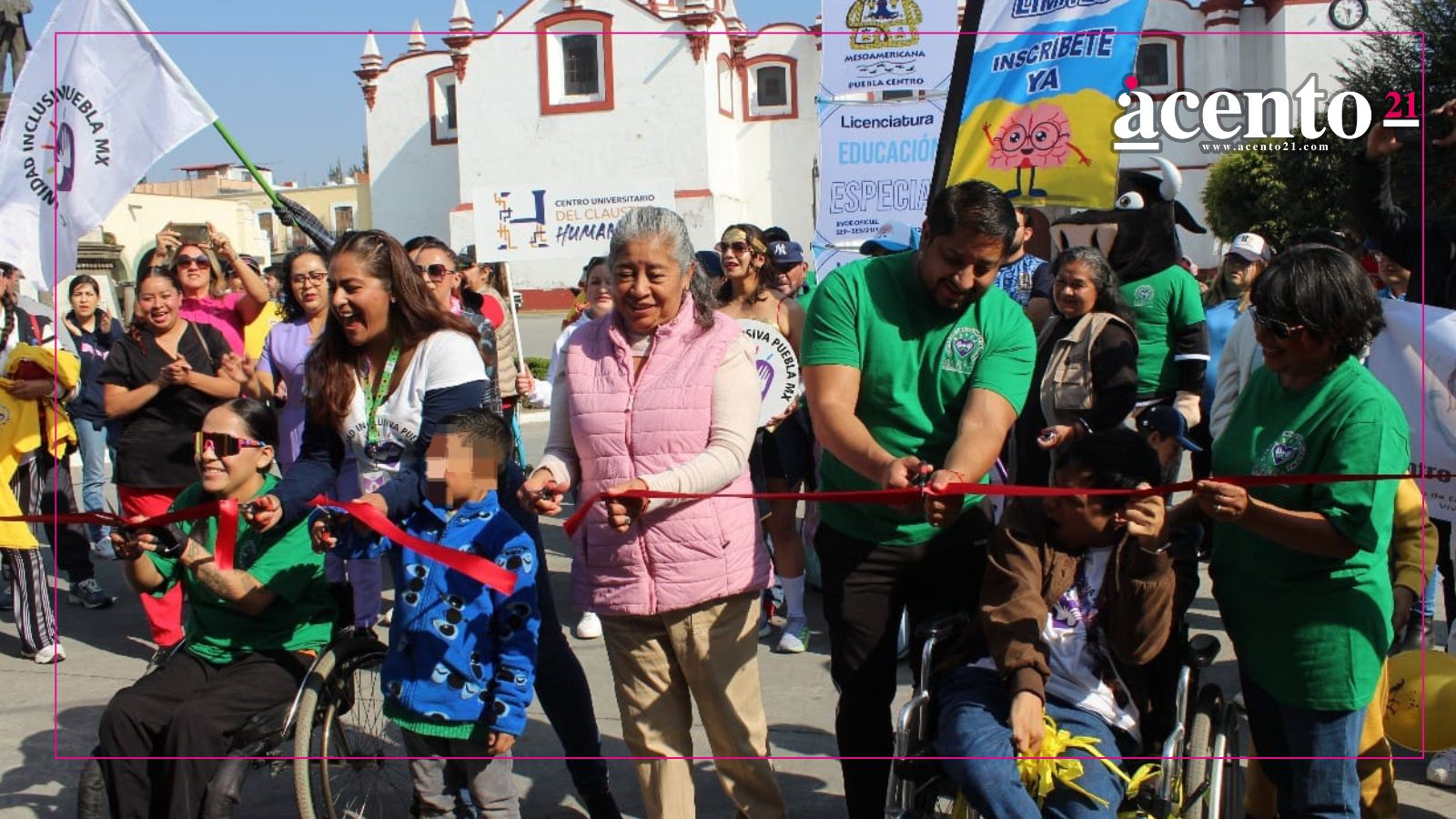 San Pedro Cholula refrenda su compromiso con la inclusión en la caminata “Paso a Pasito” y la Expo Inclusiva