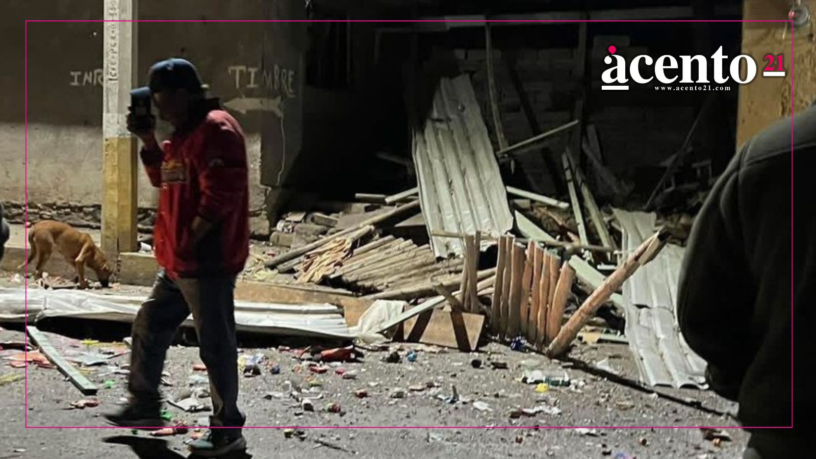 Muere una persona tras explosión de una bodega de pirotecnia en Quecholac