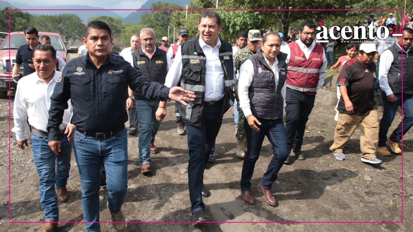 Con módulos de maquinaria, gobierno estatal previene inundaciones en sierra norte