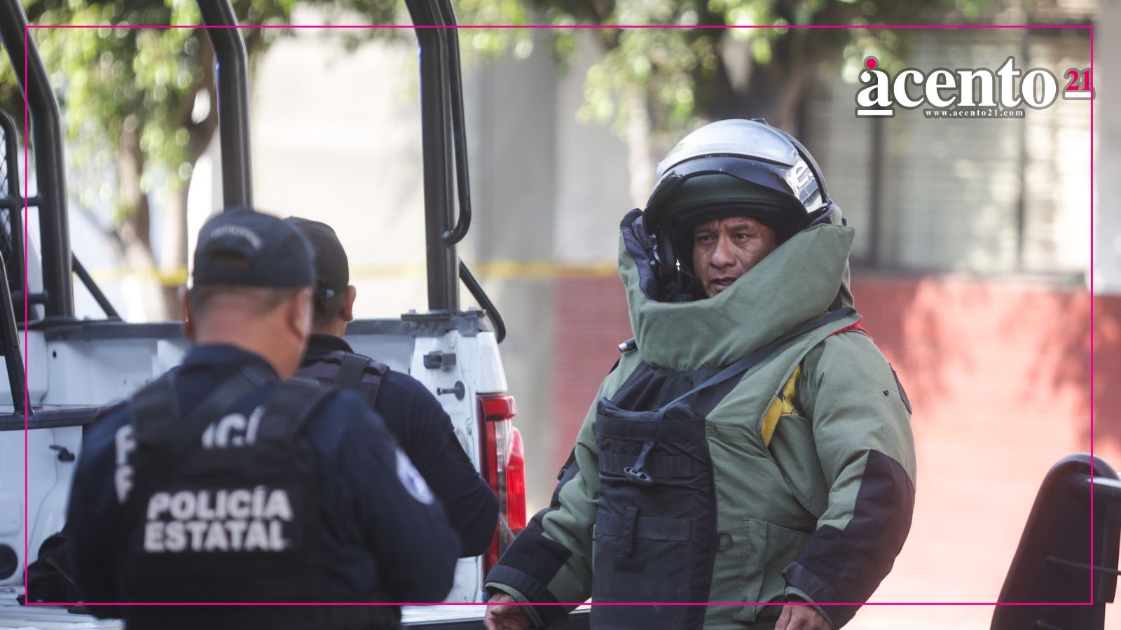 Objeto inerte en la 25 Poniente: SSP investigará quién dejó el supuesto artefacto explosivo