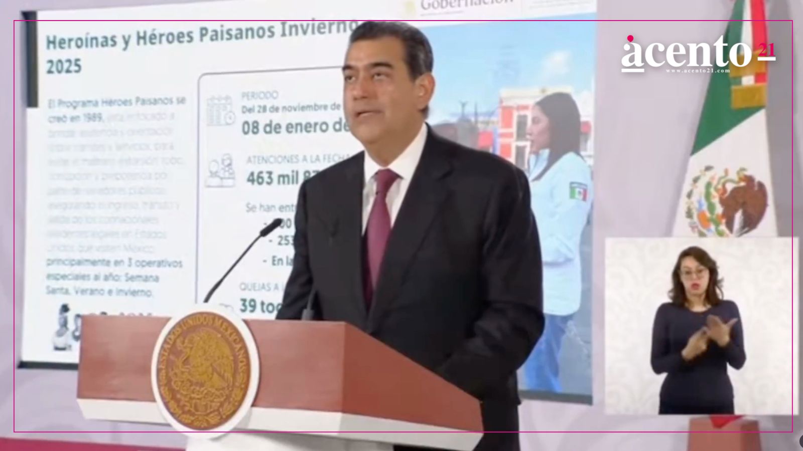 Implementan operativo Invierno Seguro del programa Héroes y Heroínas Paisanos