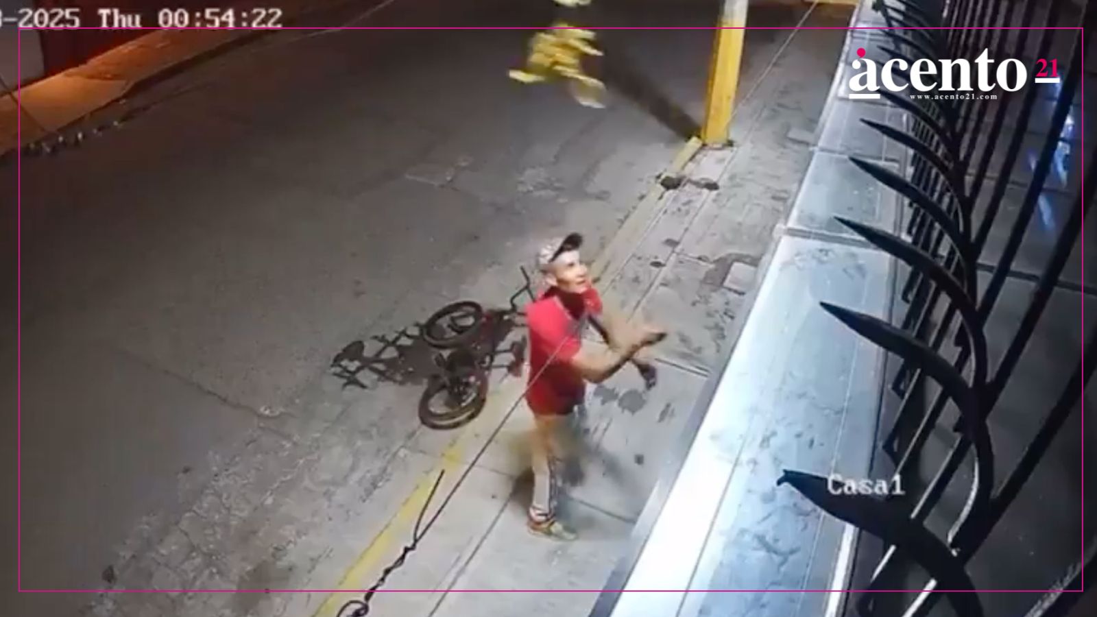 En San José Mayorazgo captan a ladrón de lámparas
