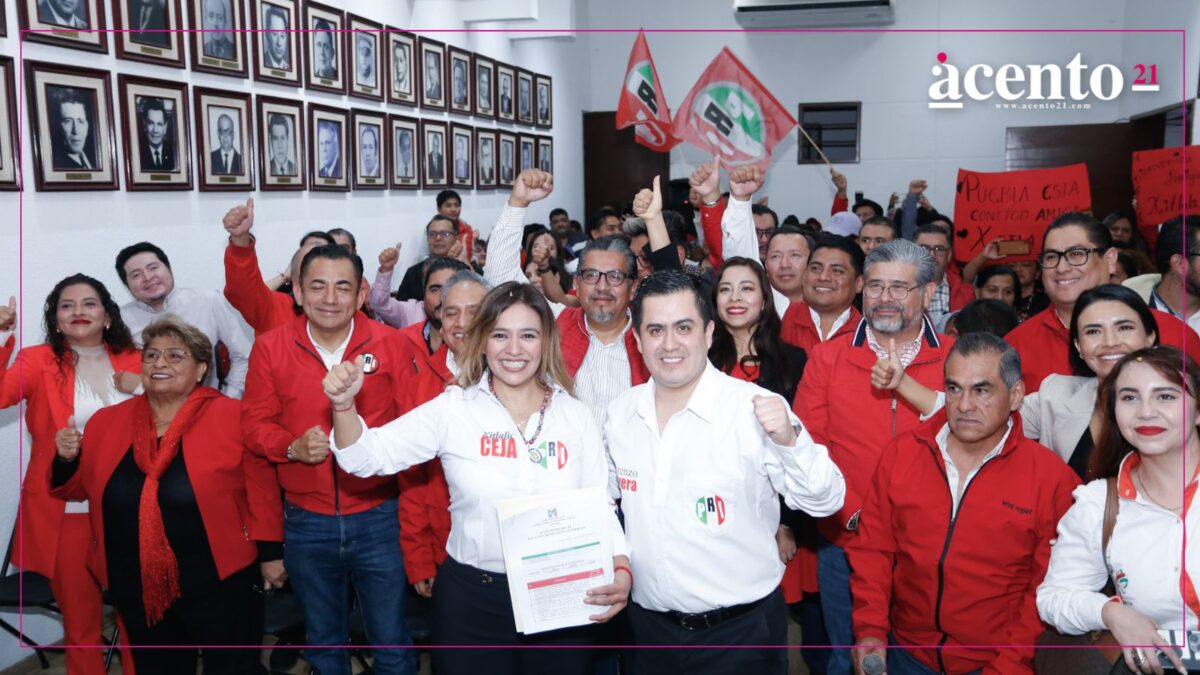 Xitlalic Ceja y Lorenzo Rivera van por dirigencia del PRI Puebla; forman candidatura de unidad